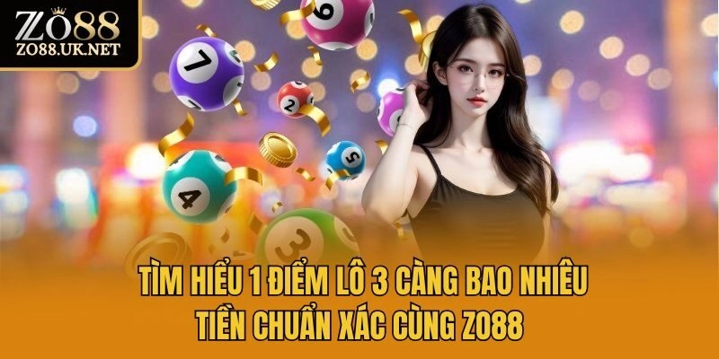 1 điểm lô 3 càng bao nhiêu tiền