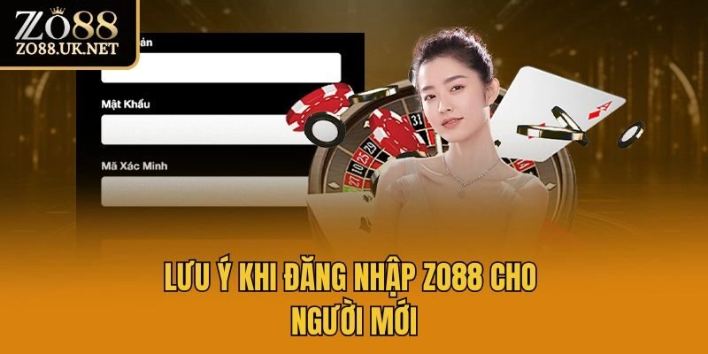 Lưu ý khi đăng nhập Zo88 cho người mới